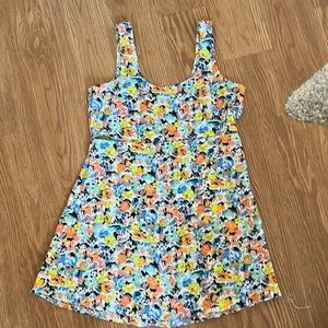 BCBG mini dress with cutout details